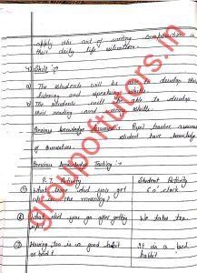 Pedagogy of English Lesson Plan Format for B.Ed and Teachers
