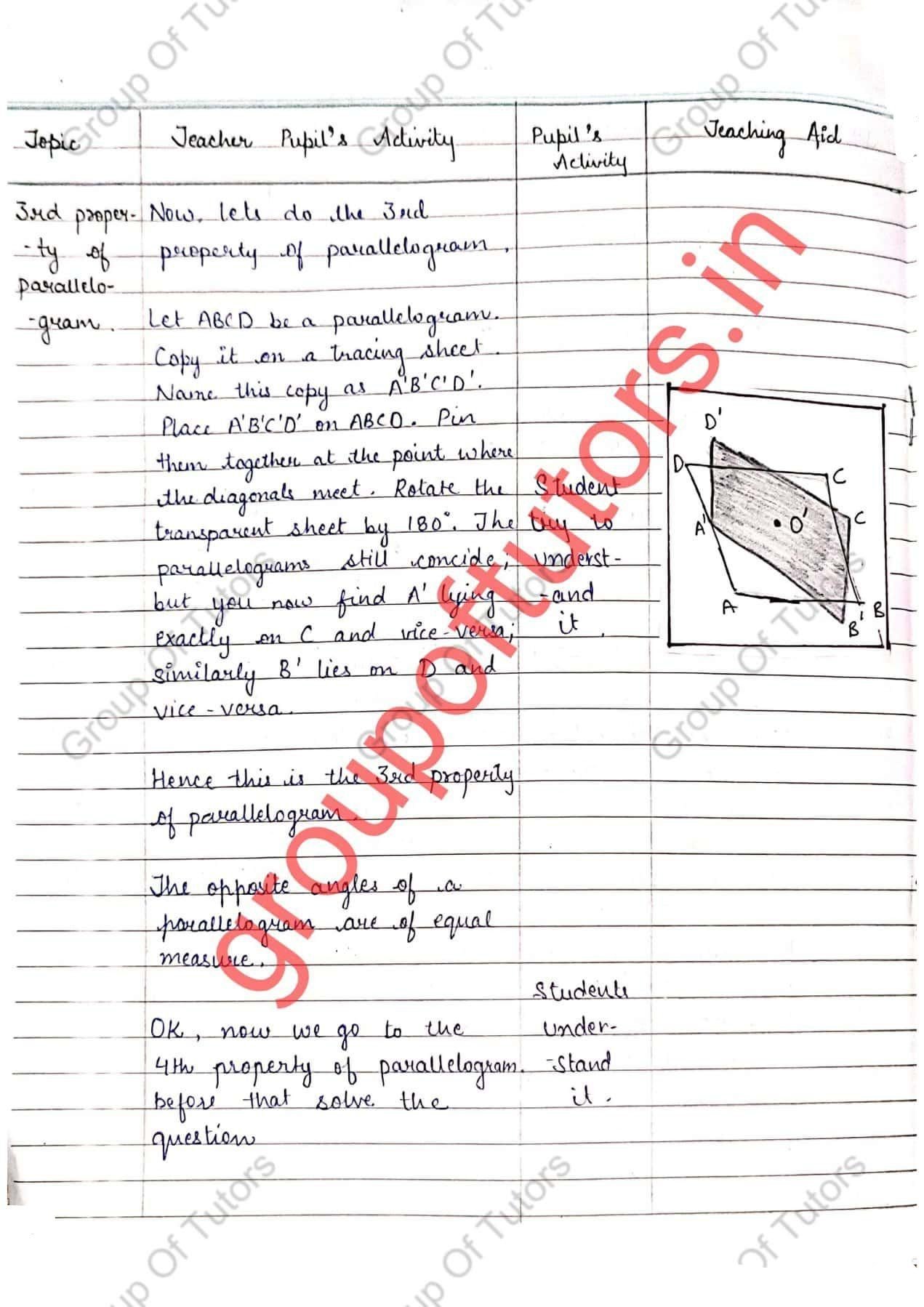 Mathematics Final Lesson Plan For B.Ed Presentation - Group Of Tutors