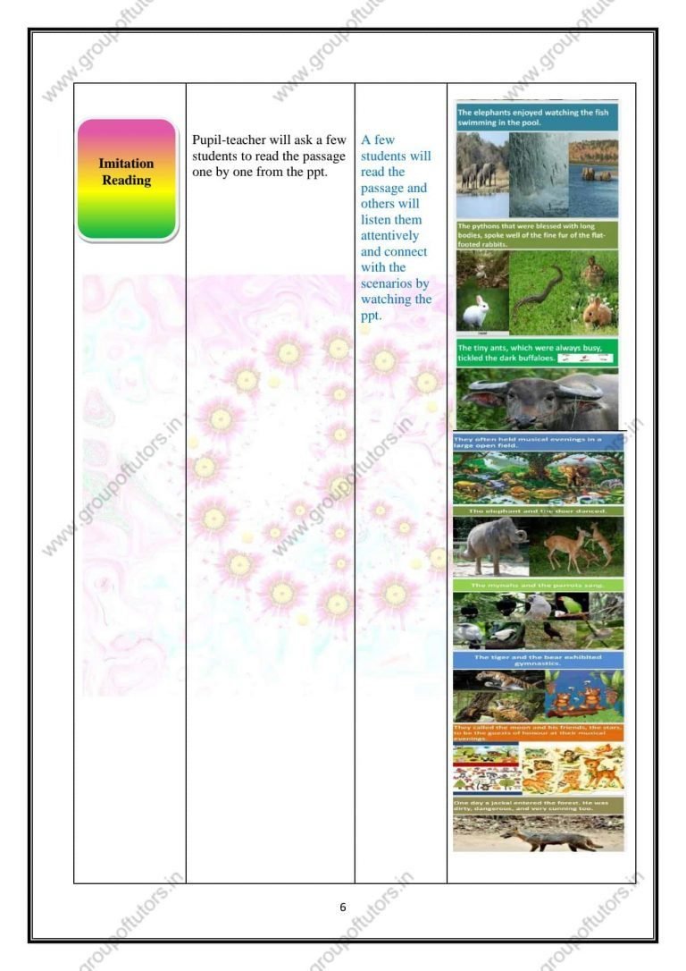 Peace and Harmony Lesson Plan Class 6 Group Of Tutors