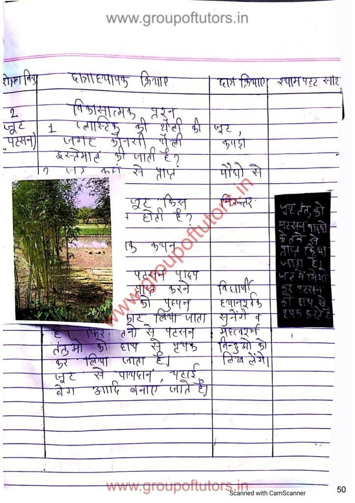 Natural Fiber Lesson Plan Science Group Of Tutors Lesson Plans